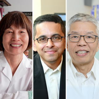 Sheue-yann Cheng, Ph.D., Anish Thomas, MBBS, M.D., and Xin Wei Wang, Ph.D.